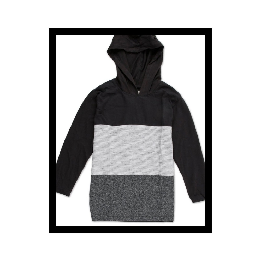 ‼️‼️Clearance -Boys Stripe Print Hooded Shirt